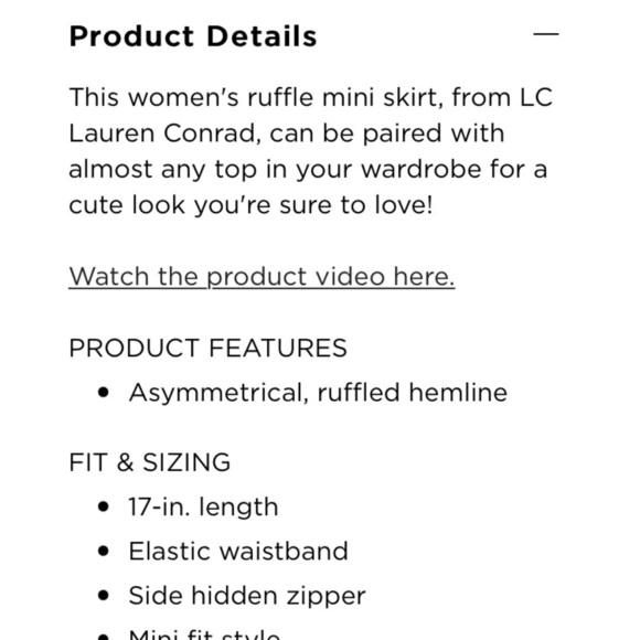 NWT LC Lauren Conrad Pink Polka Dot Ruffle Flutter Mini Skirt - Picture 8 of 13